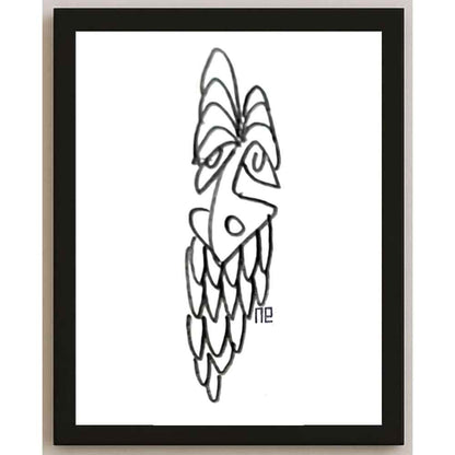 Nezih Danyal Tipler Kişiye Özel Sertifikalı Sınırlı Fine Art Karikatür Baskı NTP00273