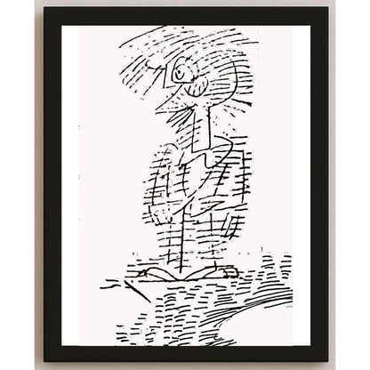 Nezih Danyal Tipler Kişiye Özel Sertifikalı Sınırlı Fine Art Karikatür Baskı NTP00275
