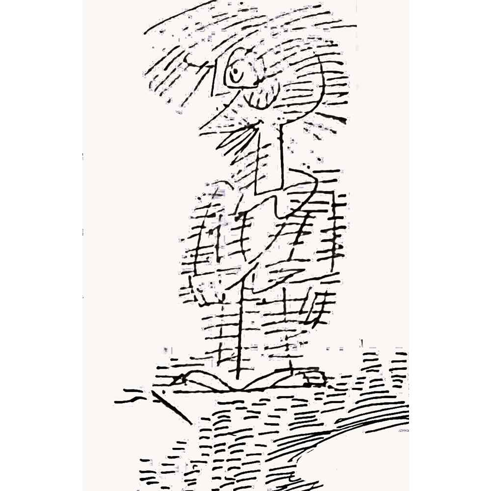 Nezih Danyal Tipler Kişiye Özel Sertifikalı Sınırlı Fine Art Karikatür Baskı NTP00275