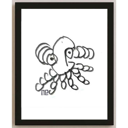 Nezih Danyal Tipler Kişiye Özel Sertifikalı Sınırlı Fine Art Karikatür Baskı NTP00278
