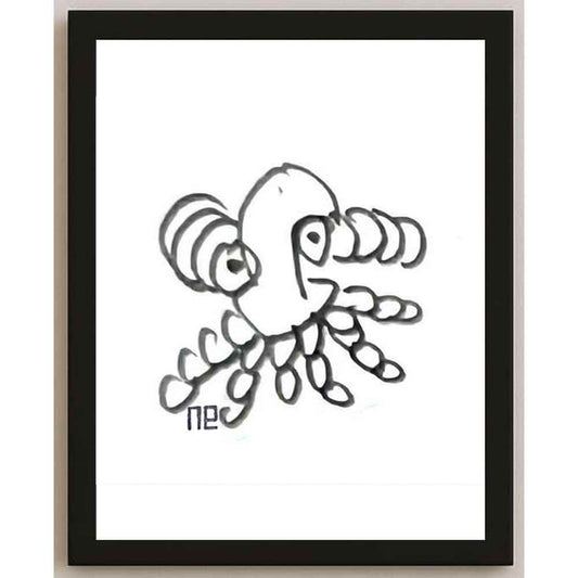 Nezih Danyal Tipler Kişiye Özel Sertifikalı Sınırlı Fine Art Karikatür Baskı NTP00278