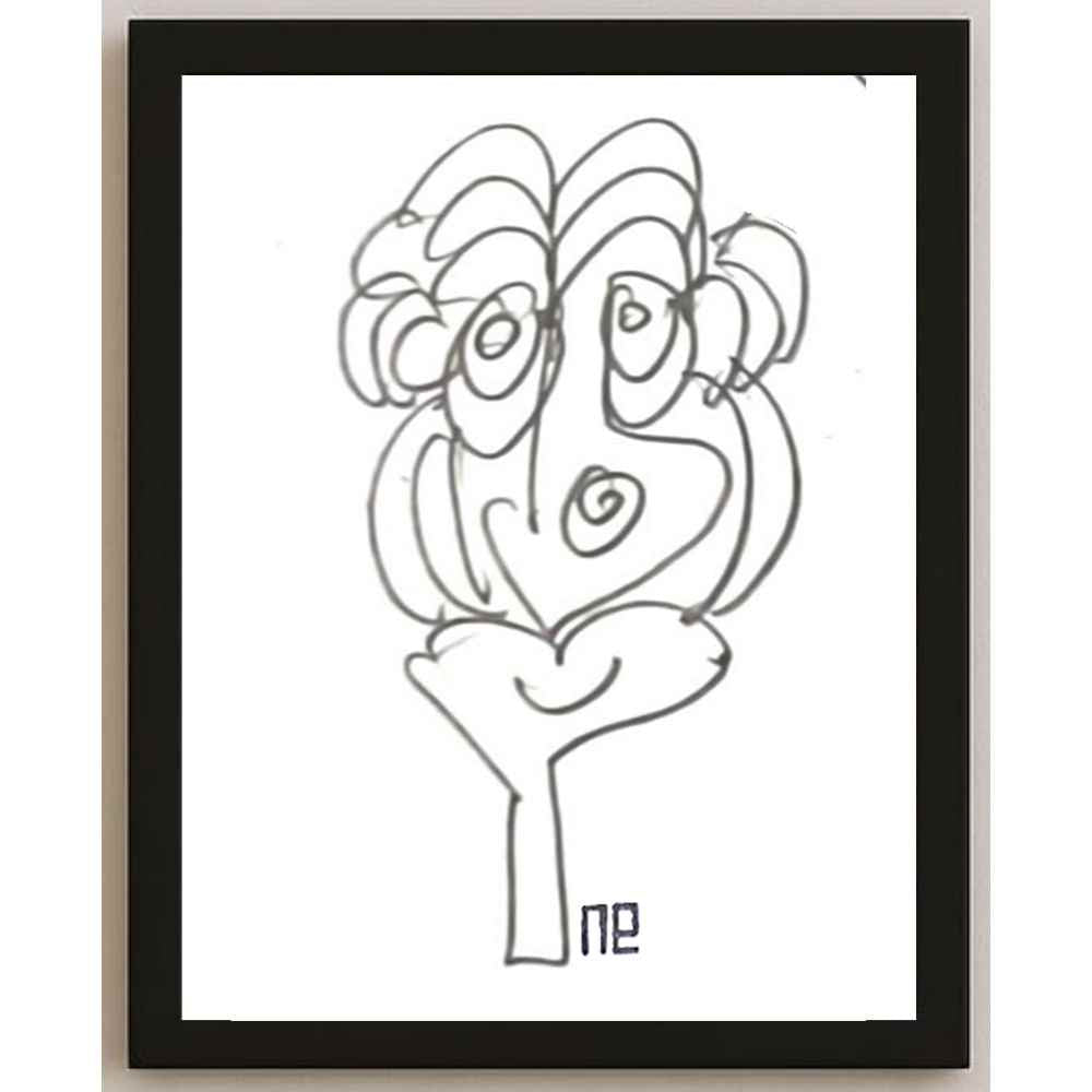 Nezih Danyal Tipler Kişiye Özel Sertifikalı Sınırlı Fine Art Karikatür Baskı NTP00279