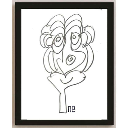 Nezih Danyal Tipler Kişiye Özel Sertifikalı Sınırlı Fine Art Karikatür Baskı NTP00279