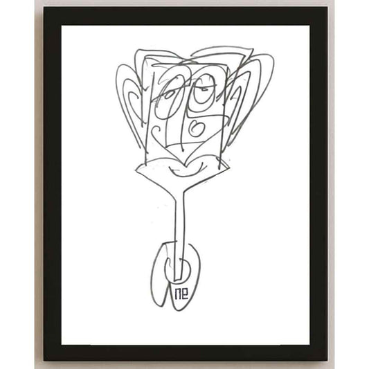 Nezih Danyal Tipler Kişiye Özel Sertifikalı Sınırlı Fine Art Karikatür Baskı NTP00280