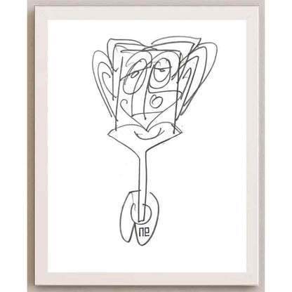 Nezih Danyal Tipler Kişiye Özel Sertifikalı Sınırlı Fine Art Karikatür Baskı NTP00280