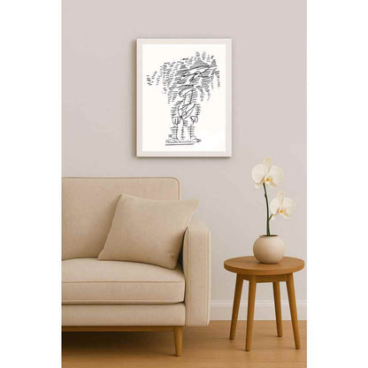 Nezih Danyal Tipler Kişiye Özel Sertifikalı Sınırlı Fine Art Karikatür Baskı NTP00283