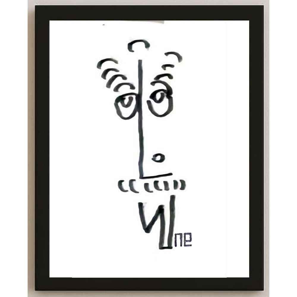 Nezih Danyal Tipler Kişiye Özel Sertifikalı Sınırlı Fine Art Karikatür Baskı NTP00284