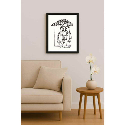 Nezih Danyal Tipler Kişiye Özel Sertifikalı Sınırlı Fine Art Karikatür Baskı NTP00287
