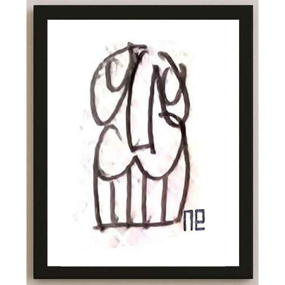 Nezih Danyal Tipler Kişiye Özel Sertifikalı Sınırlı Fine Art Karikatür Baskı NTP00294