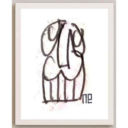 Nezih Danyal Tipler Kişiye Özel Sertifikalı Sınırlı Fine Art Karikatür Baskı NTP00294