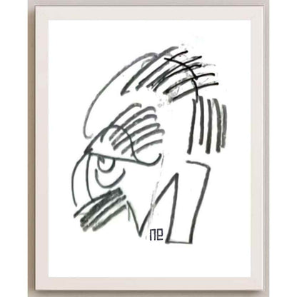 Nezih Danyal Tipler Kişiye Özel Sertifikalı Sınırlı Fine Art Karikatür Baskı NTP00299