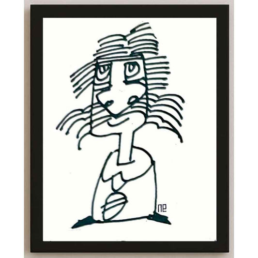 Nezih Danyal Tipler Kişiye Özel Sertifikalı Sınırlı Fine Art Karikatür Baskı NTP00301