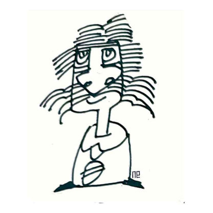 Nezih Danyal Tipler Kişiye Özel Sertifikalı Sınırlı Fine Art Karikatür Baskı NTP00301