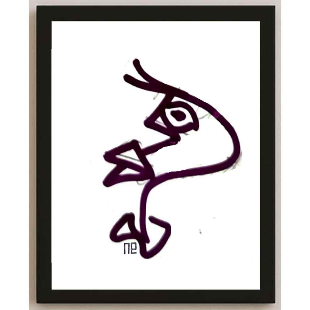 Nezih Danyal Tipler Kişiye Özel Sertifikalı Sınırlı Fine Art Karikatür Baskı NTP00313