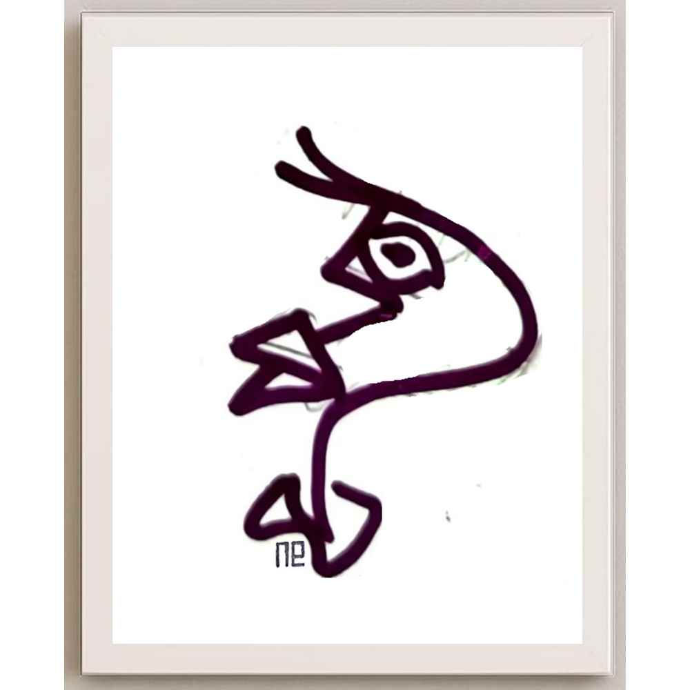 Nezih Danyal Tipler Kişiye Özel Sertifikalı Sınırlı Fine Art Karikatür Baskı NTP00313