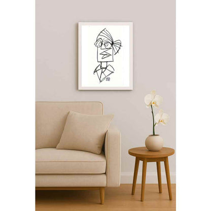 Nezih Danyal Tipler Kişiye Özel Sertifikalı Sınırlı Fine Art Karikatür Baskı NTP00314