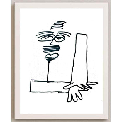 Nezih Danyal Tipler Kişiye Özel Sertifikalı Sınırlı Fine Art Karikatür Baskı NTP00317