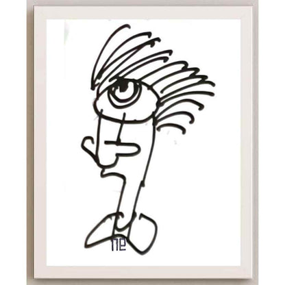 Nezih Danyal Tipler Kişiye Özel Sertifikalı Sınırlı Fine Art Karikatür Baskı NTP00318