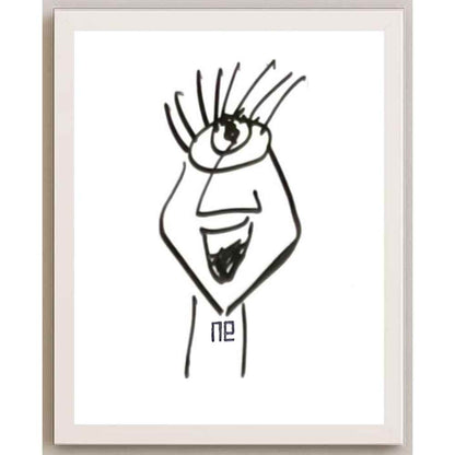 Nezih Danyal Tipler Kişiye Özel Sertifikalı Sınırlı Fine Art Karikatür Baskı NTP00319