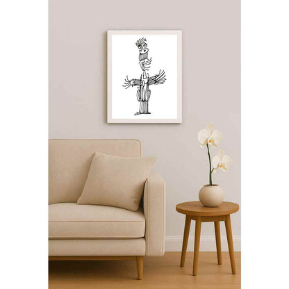 Nezih Danyal Tipler Kişiye Özel Sertifikalı Sınırlı Fine Art Karikatür Baskı NTP00323