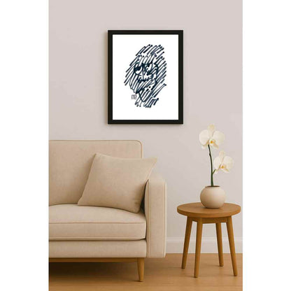 Nezih Danyal Tipler Kişiye Özel Sertifikalı Sınırlı Fine Art Karikatür Baskı NTP00324