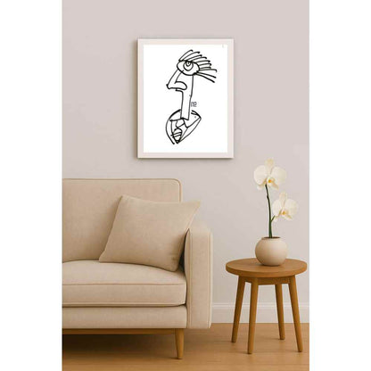 Nezih Danyal Tipler Kişiye Özel Sertifikalı Sınırlı Fine Art Karikatür Baskı NTP00326