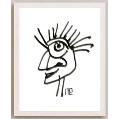 Nezih Danyal Tipler Kişiye Özel Sertifikalı Sınırlı Fine Art Karikatür Baskı NTP00327