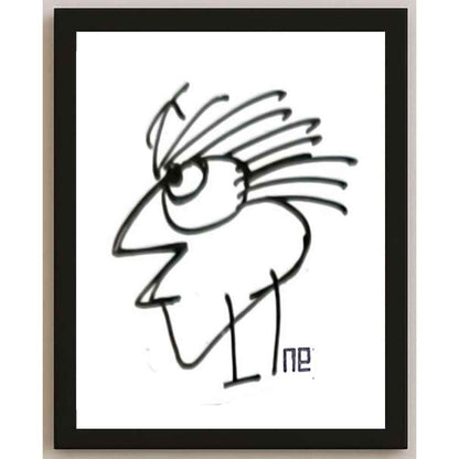 Nezih Danyal Tipler Kişiye Özel Sertifikalı Sınırlı Fine Art Karikatür Baskı NTP00328