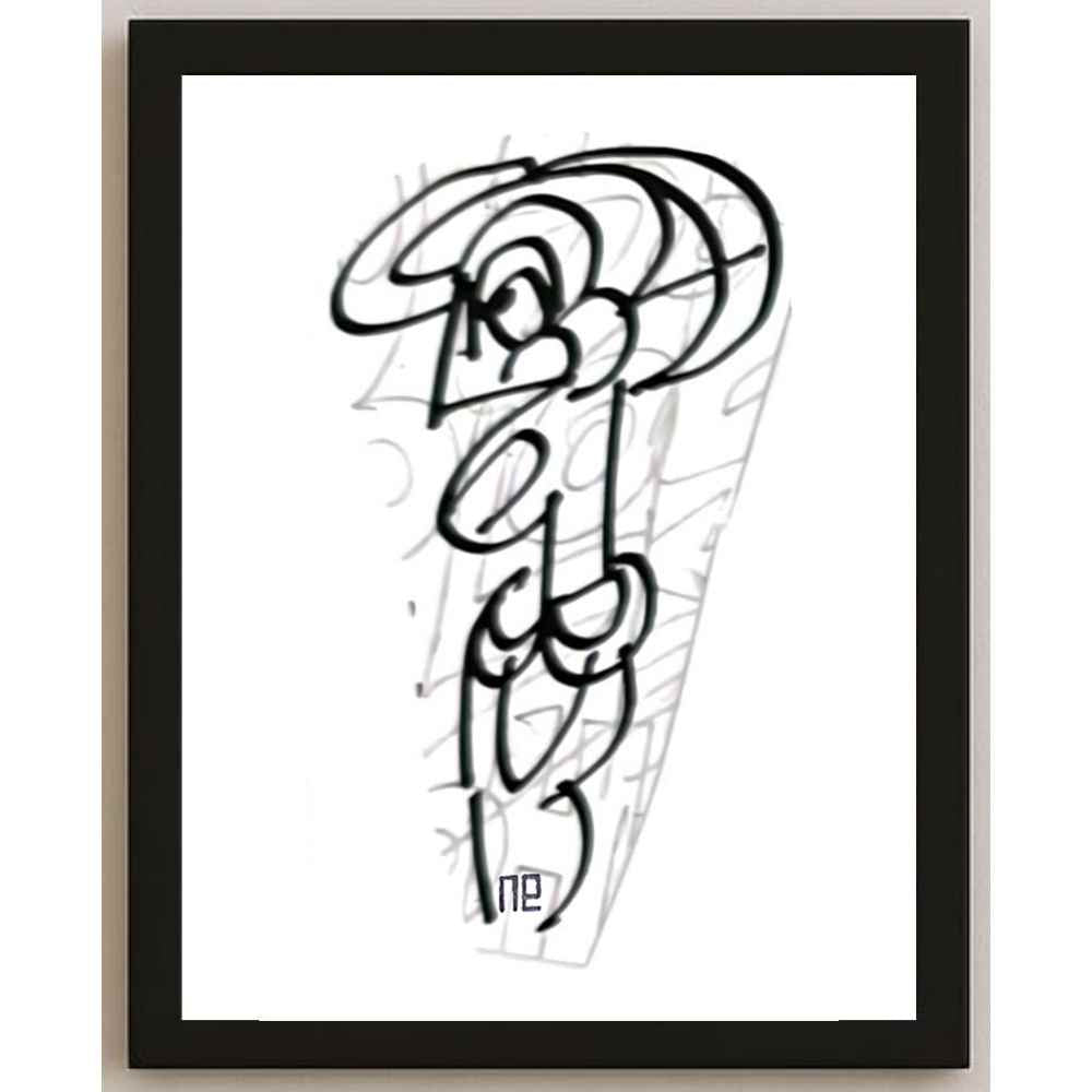 Nezih Danyal Tipler Kişiye Özel Sertifikalı Sınırlı Fine Art Karikatür Baskı NTP00330