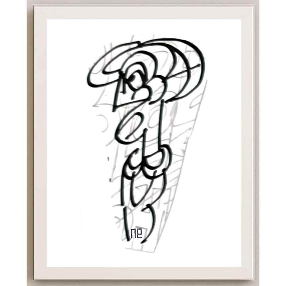 Nezih Danyal Tipler Kişiye Özel Sertifikalı Sınırlı Fine Art Karikatür Baskı NTP00330