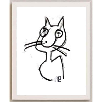 Nezih Danyal Tipler Kişiye Özel Sertifikalı Sınırlı Fine Art Karikatür Baskı NTP00333