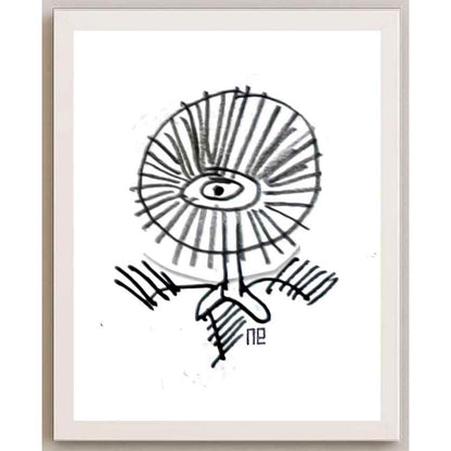 Nezih Danyal Tipler Kişiye Özel Sertifikalı Sınırlı Fine Art Karikatür Baskı NTP00339