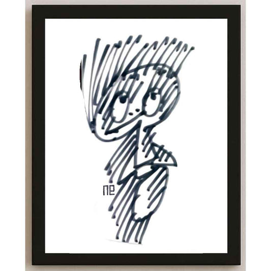 Nezih Danyal Tipler Kişiye Özel Sertifikalı Sınırlı Fine Art Karikatür Baskı NTP00340