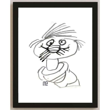 Nezih Danyal Tipler Kişiye Özel Sertifikalı Sınırlı Fine Art Karikatür Baskı NTP00341