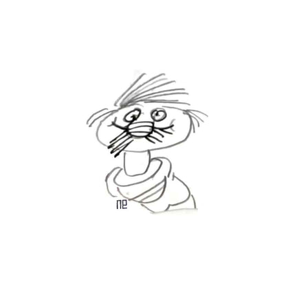 Nezih Danyal Tipler Kişiye Özel Sertifikalı Sınırlı Fine Art Karikatür Baskı NTP00341