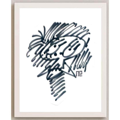Nezih Danyal Tipler Kişiye Özel Sertifikalı Sınırlı Fine Art Karikatür Baskı NTP00342