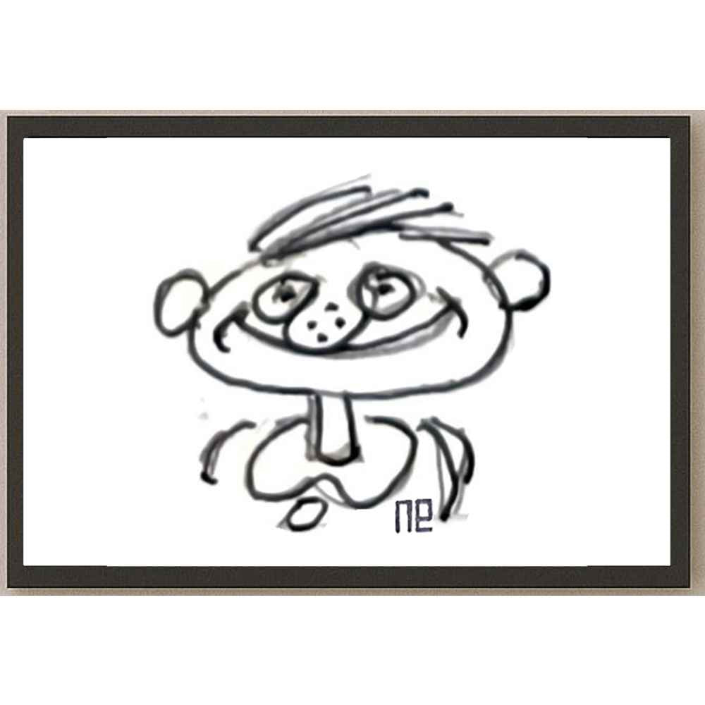 Nezih Danyal Tipler Kişiye Özel Sertifikalı Sınırlı Fine Art Karikatür Baskı NTP00343