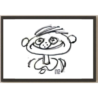 Nezih Danyal Tipler Kişiye Özel Sertifikalı Sınırlı Fine Art Karikatür Baskı NTP00343