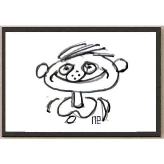 Nezih Danyal Tipler Kişiye Özel Sertifikalı Sınırlı Fine Art Karikatür Baskı NTP00343