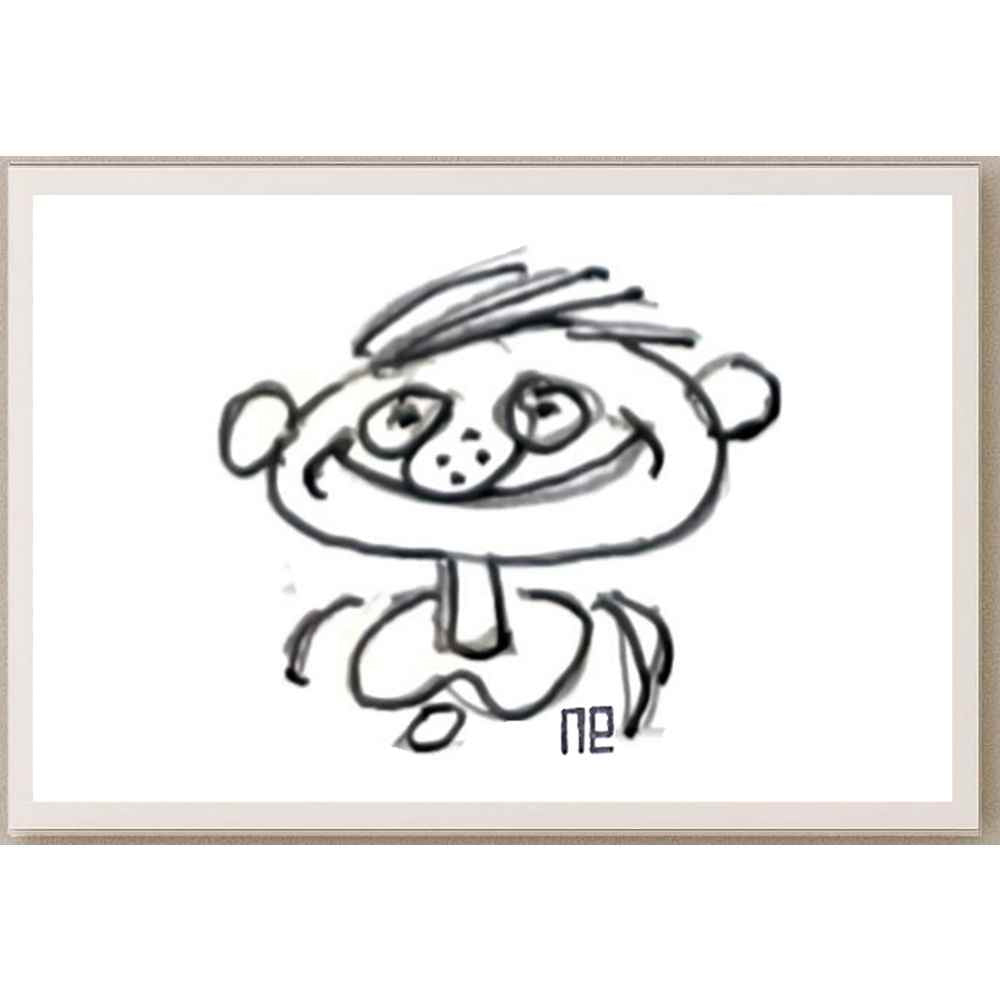 Nezih Danyal Tipler Kişiye Özel Sertifikalı Sınırlı Fine Art Karikatür Baskı NTP00343