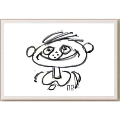Nezih Danyal Tipler Kişiye Özel Sertifikalı Sınırlı Fine Art Karikatür Baskı NTP00343