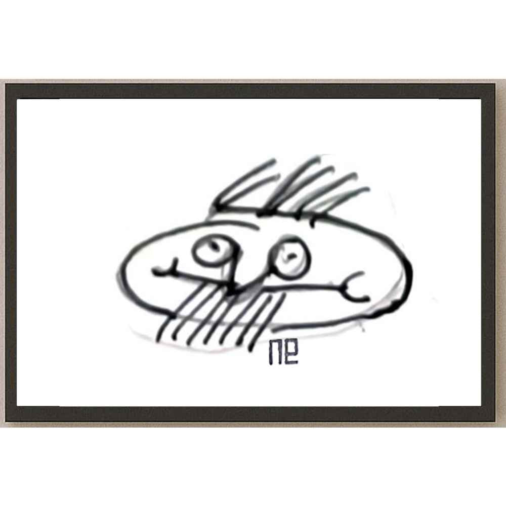 Nezih Danyal Tipler Kişiye Özel Sertifikalı Sınırlı Fine Art Karikatür Baskı NTP00345