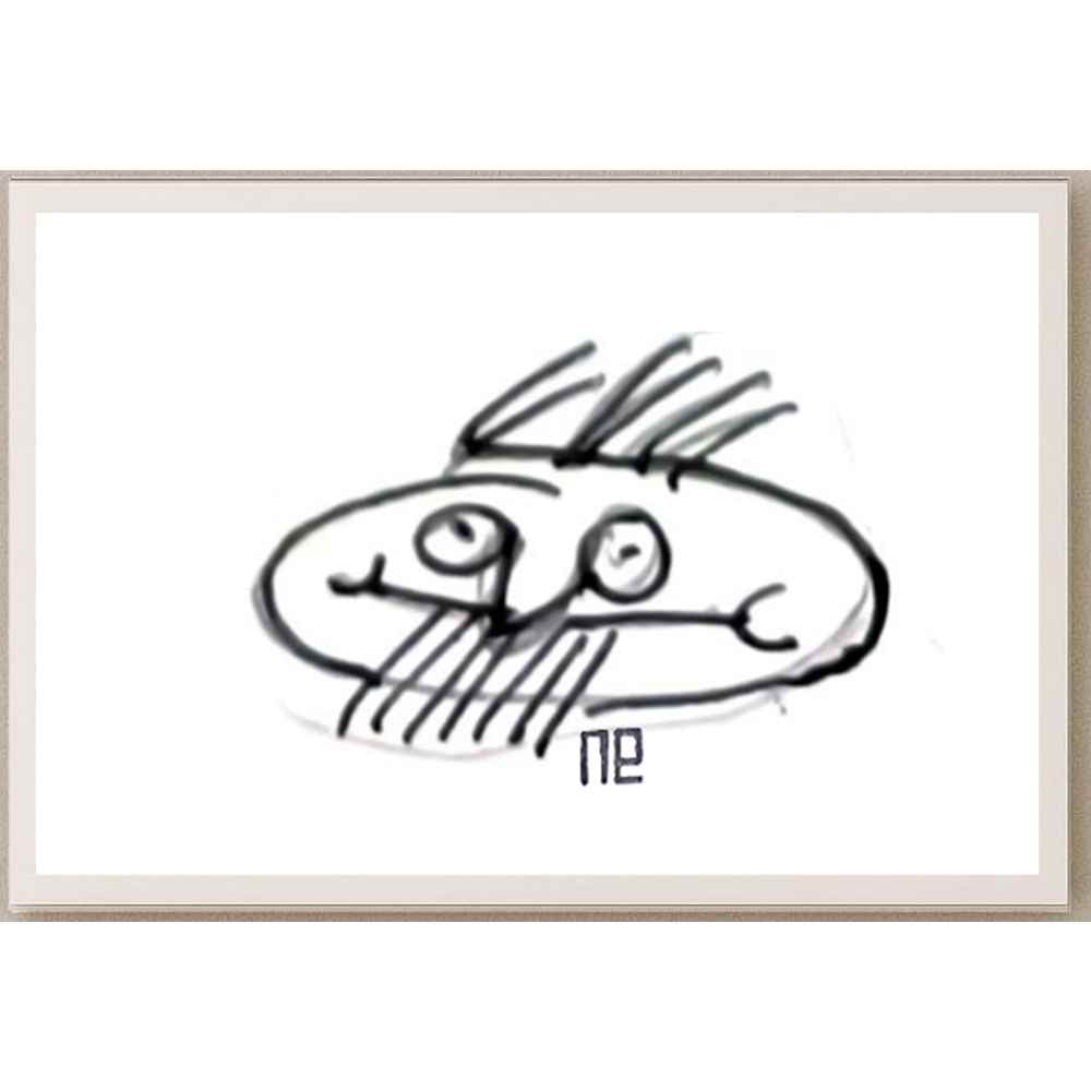 Nezih Danyal Tipler Kişiye Özel Sertifikalı Sınırlı Fine Art Karikatür Baskı NTP00345