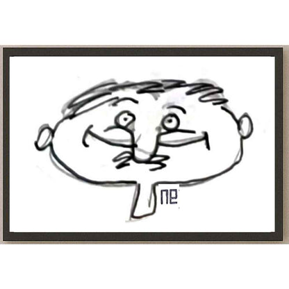 Nezih Danyal Tipler Kişiye Özel Sertifikalı Sınırlı Fine Art Karikatür Baskı NTP00347