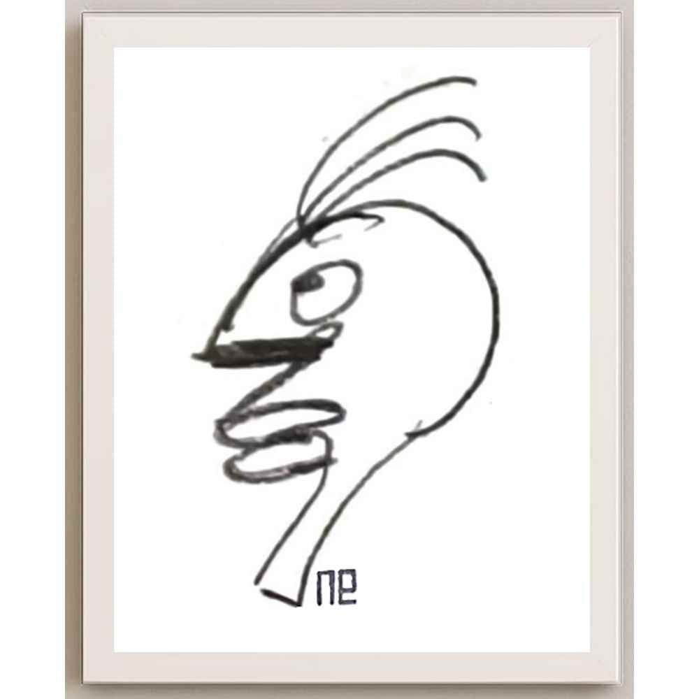 Nezih Danyal Tipler Kişiye Özel Sertifikalı Sınırlı Fine Art Karikatür Baskı NTP00349