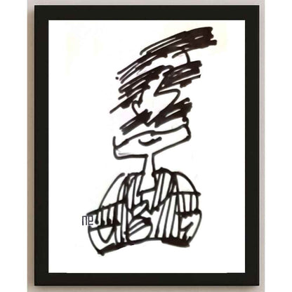 Nezih Danyal Tipler Kişiye Özel Sertifikalı Sınırlı Fine Art Karikatür Baskı NTP00350
