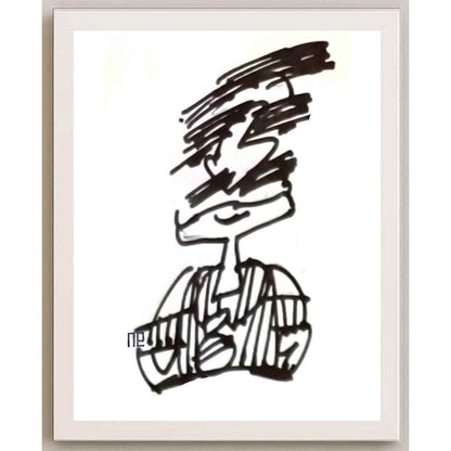 Nezih Danyal Tipler Kişiye Özel Sertifikalı Sınırlı Fine Art Karikatür Baskı NTP00350