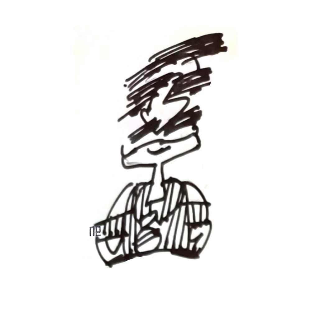 Nezih Danyal Tipler Kişiye Özel Sertifikalı Sınırlı Fine Art Karikatür Baskı NTP00350