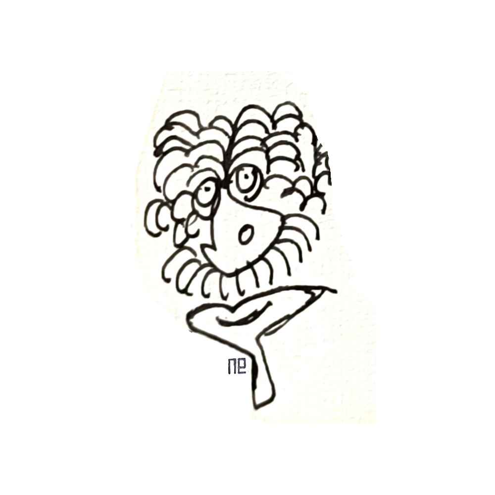 Nezih Danyal Tipler Kişiye Özel Sertifikalı Sınırlı Fine Art Karikatür Baskı NTP00364