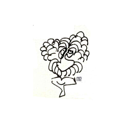 Nezih Danyal Tipler Kişiye Özel Sertifikalı Sınırlı Fine Art Karikatür Baskı NTP00366